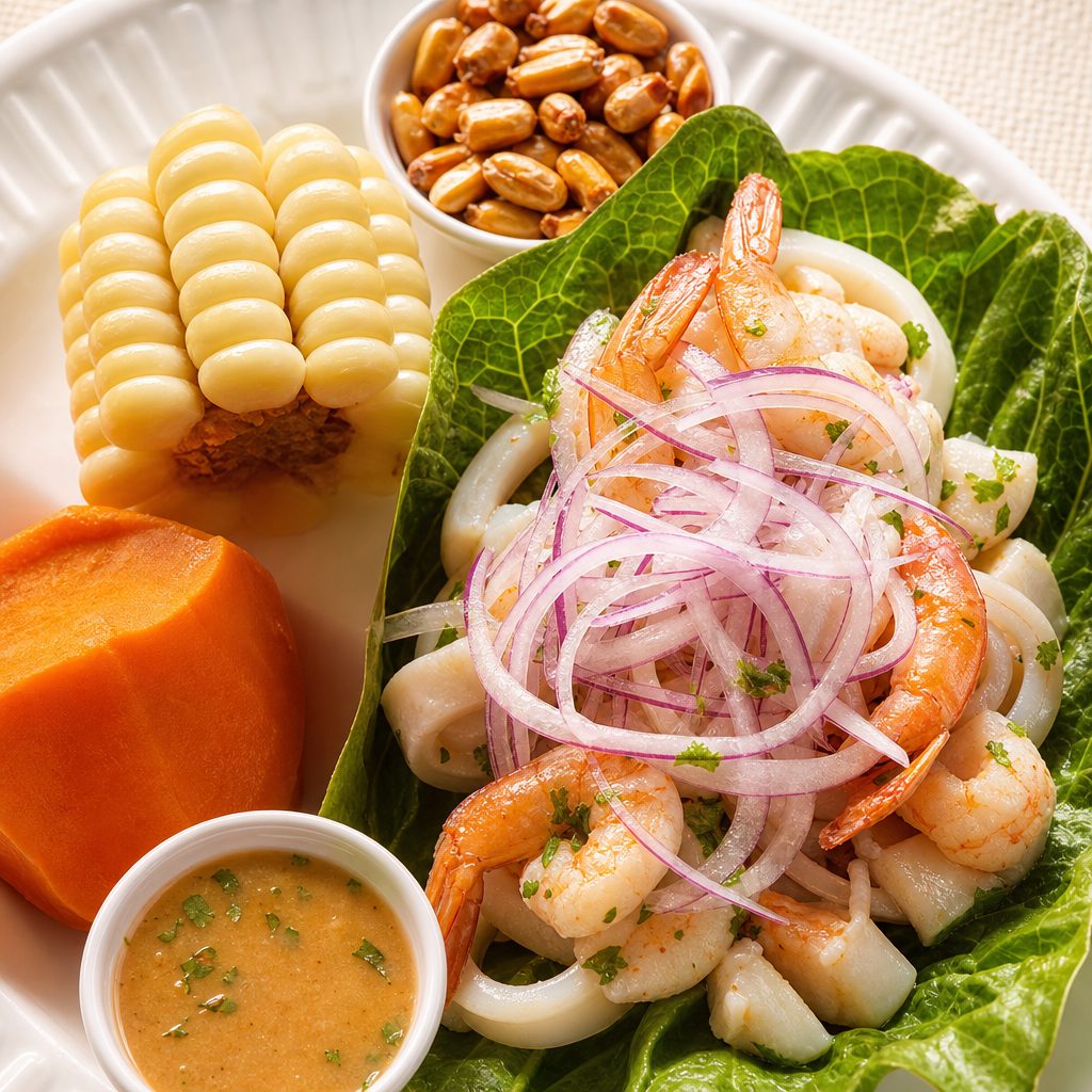 Ceviche Mixto (Mixed).