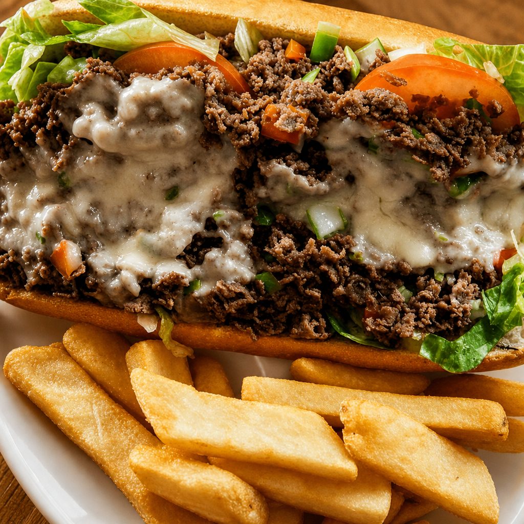 Steak & Cheese Sandwich.