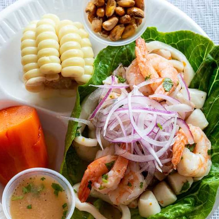 Fresh Ceviche and Latin Flavors