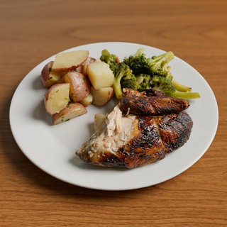 1/4 Chicken (White Meat) with Two Sides